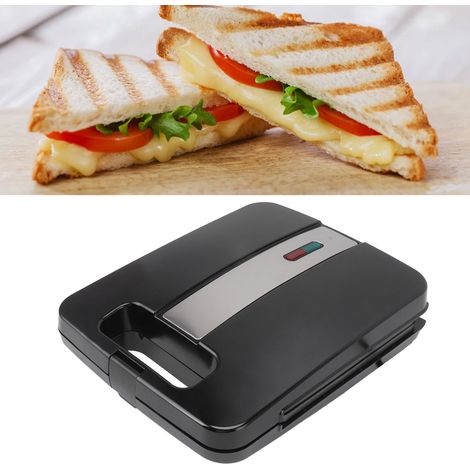 Machine à panini double face, machine à steak, machine à hamburger multifonction, machine à sandwich, machine à barbecue, norme européenne 220 V (1/5)