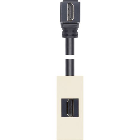 VIMAR - 30346.HC Presa HDMI 2.1b con cavo a 90° canapa