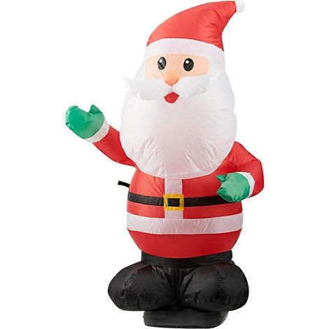 Aufblasbare Weihnachtsmann-Figur mit 2,4-GHz-Fernbedienung