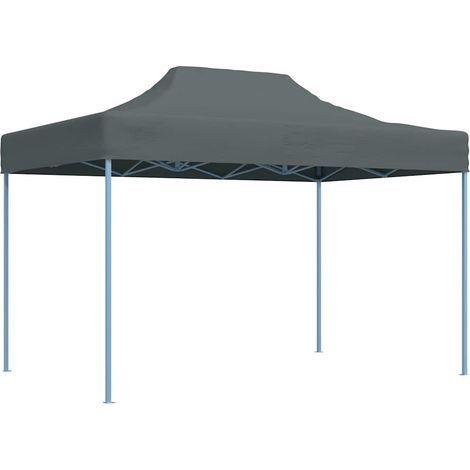 Carpa plegable profesional acero gris antracita 3x4 m (1/5)