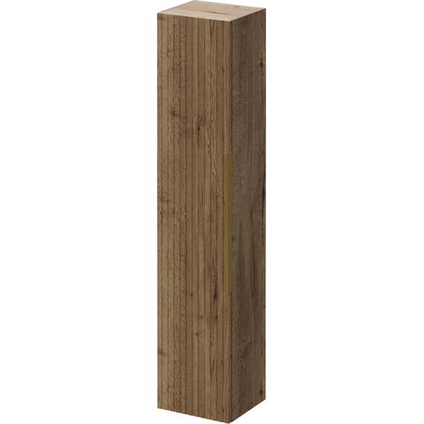 Helix Fluted Tobacco Oak 300mm x 1430mm Wall Mounted 1 Door Tall Unit