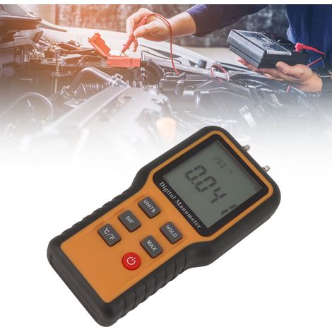 Manomètre différentiel numérique pour carter moteur (pile non incluse) (1/5)