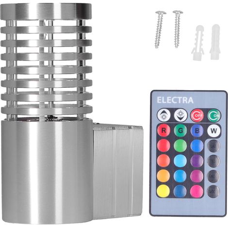 Luminaire mural LED RGB 3W avec télécommande, pour escaliers et couloirs, 85-265V