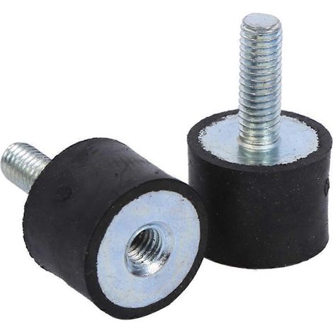 4 supports en caoutchouc amortisseurs anti-vibration silentblocs bobbins M6, silentbloc M6, silentbloc caoutchouc M6, silentbloc M6 anti vibration, silentbloc M6 amortisseur, silentbloc M6 bobbins