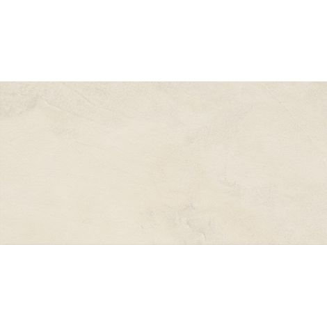 Carrelage effet Enduit Blanc Lin 60x30x0,9 cm Silk Calviro - Sol et mur intérieur (vendu par carton de 1,26 m²) - RO'MA CARRELAGE