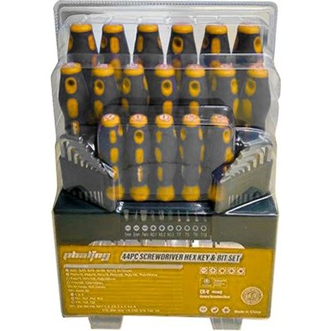 SET CACCIAVITI 44PZ + BITS + CHIAVI ESAG.+ PORTAINSERTI MAURER CF C/ESP