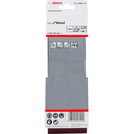 Bosch  PRO  X440  banda  lijado  75  x  508  mm  120  -  2608606064 (1/2)