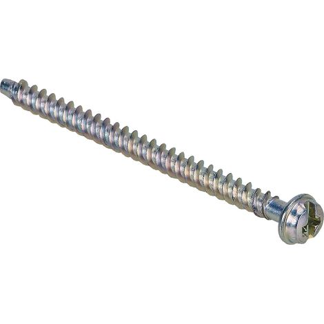 Legrand – Lot de 10 vis autoperceuses 40mm – Tête fendue pour encastrement profond – Pour béton et cloisons sèches – Ø3mm