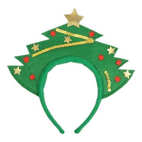 Serre-tête sapin de Noël vert, Noël, Père Noël