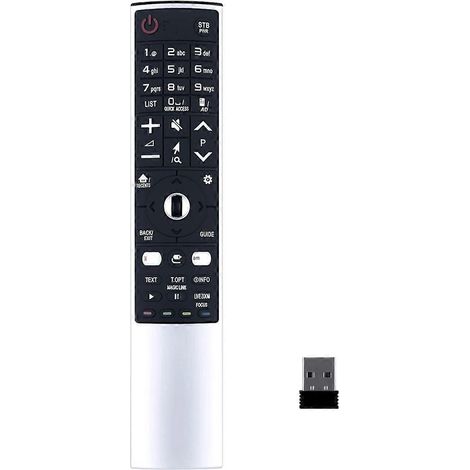 Télécommande pour téléviseur intelligent LG Magic Remote AKB75455602 AKB75455601 - Noire