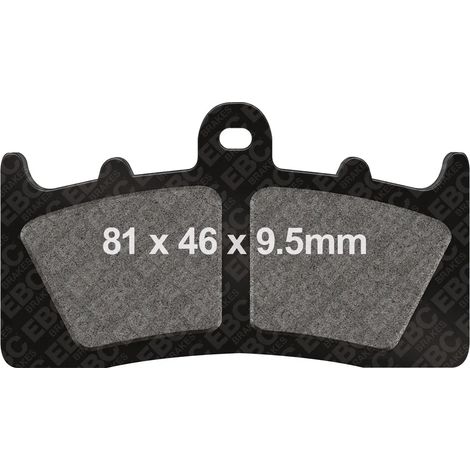 Pastiglie freno rinforzate EBC FA613HH (set per 1 disco)