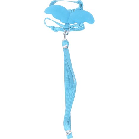 Harnais en Forme d'Ailes pour Canards, Laisse Ajustable pour Petits Animaux, Bleu (1/5)
