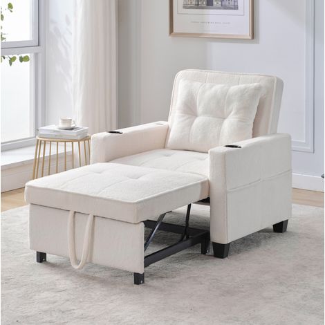 Poltrona letto 3 in 1 reclinabile con USB OKMYHOME (1/5)