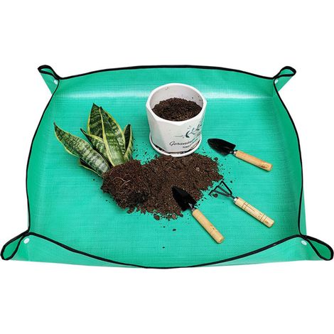 Tapis de plantation pour plantes d'intérieur (50 cm x 50 cm) - Extra épais, durable et imperméable (1/5)