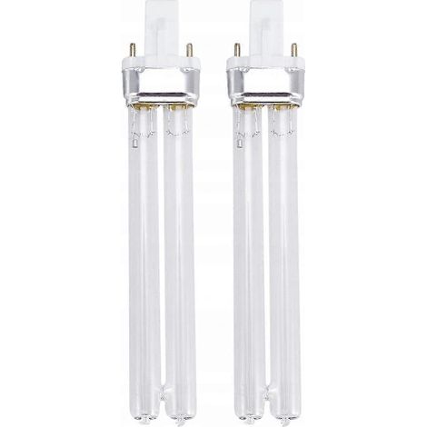 Lampada di sterilizzazione UV al quarzo G23, ricambio per purificatore d'aria e acquario, bianca, 11W, confezione da 2 (1/5)