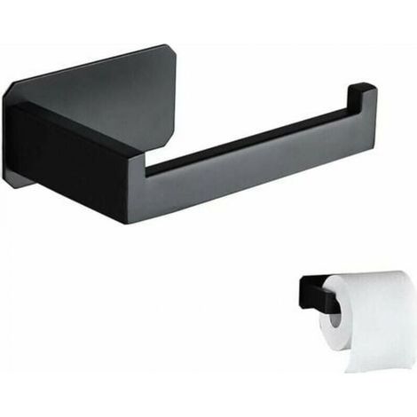 YMYNY Devidoir Papier Toilette Acier Inoxydable Derouleur Papier Toilette Mural Original Sans Percage Noir Porte Papier Toilette Adhesif 3M Pour Decoration Salle de Bain WC Accessoire Cuisine (1/4)