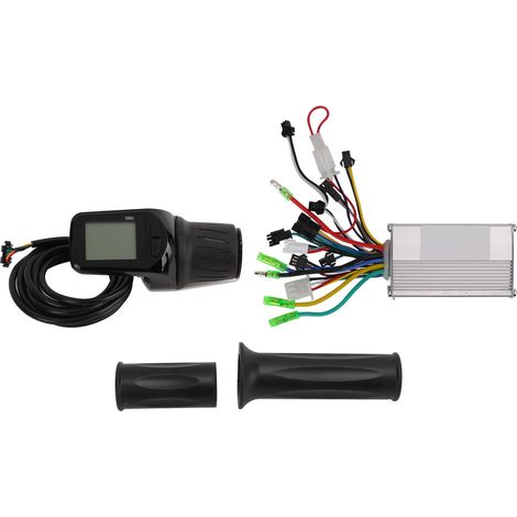 Kit de contrôleur de vélo électrique 48/60V 350W sans balais, écran LCD 886, poignées de rechange incluses (1/5)