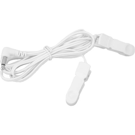 Pince auriculaire pour appareil TENS, câble d'électrode de 3,5 mm, pince auriculaire pour appareil de physiothérapie TENS (1/5)