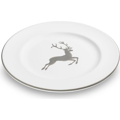Gmundner Keramik Cerf gris Assiette à dessert Gourmet (Ø 22cm) (1/2)