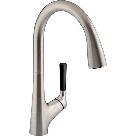 JACOB DELAFON Mitigeur cuisine Malleco infrarouge Bec haut chrome douchette extractible