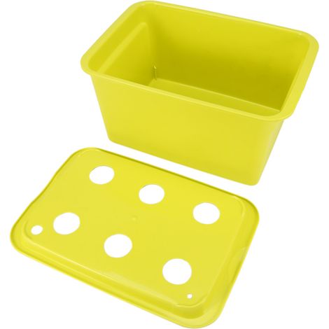 Kit de culture hydroponique à 6 trous pour plantes, système à bulles, armoire de jardin intérieure/extérieure (verte) (1/5)