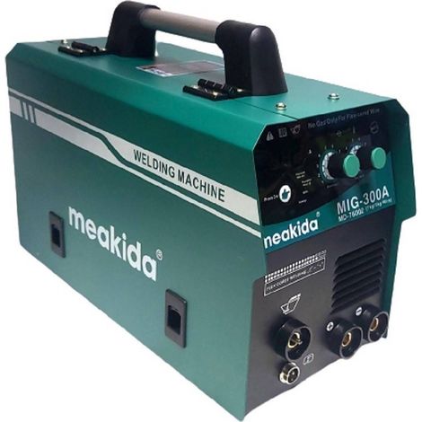 Trade Shop - MIG / MMA Multifunktionsschweißmaschine Dauerei Draht Keine Gas + Elektrode 1-5 kg 300a - (1/5)