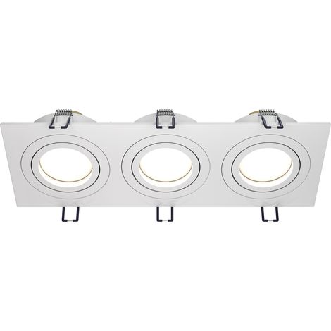 Maytoni Atom faretto incasso soffitto 3xGU10 bianco (1/5)