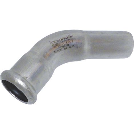 Coude 45° inox InoxPres® à sertir MF - 76,1mm - Raccorderie Metalliche