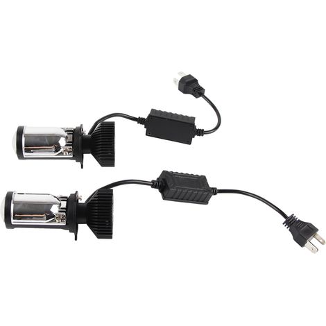 Phare LED H4 étanche en aluminium, remplacement automobile et moto, ampoule 9V-32V (1/5)