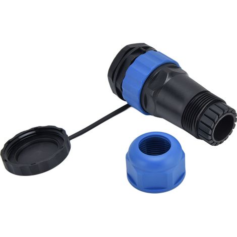 Prise et fiche aviation, étanche IP68, SP28, connecteur d'alimentation mâle/femelle soudable à l'arrière, 380 V 25 A, 3 broches. (1/5)
