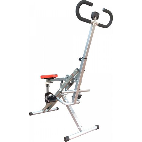 I-Kracht Total Fitness Crunch with Digital Monitor Silver (1/4)