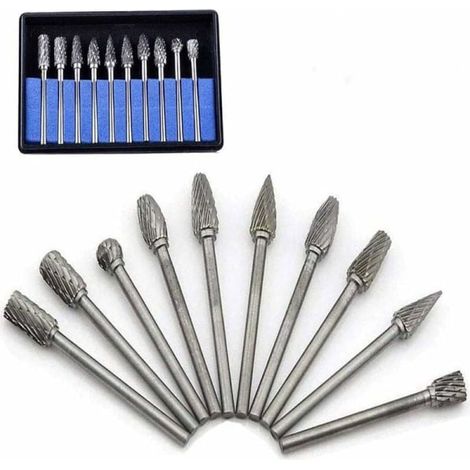 Accessoire de touret rotatif en carbure de tungstène, lime rotative pour perceuse électrique et outil pneumatique, kit de polissage multi-usage (1/5)