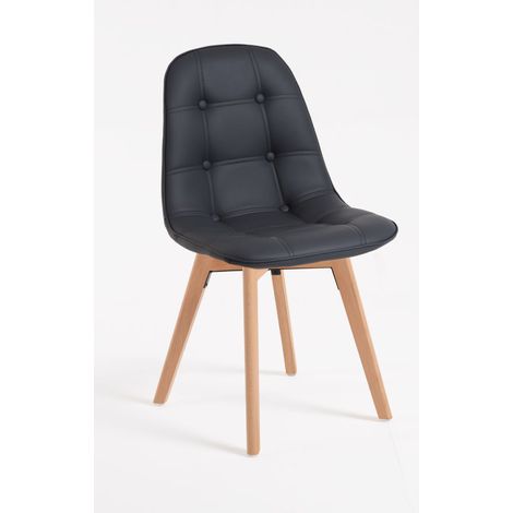 Sillas Comedor - Silla Vorak - Negro