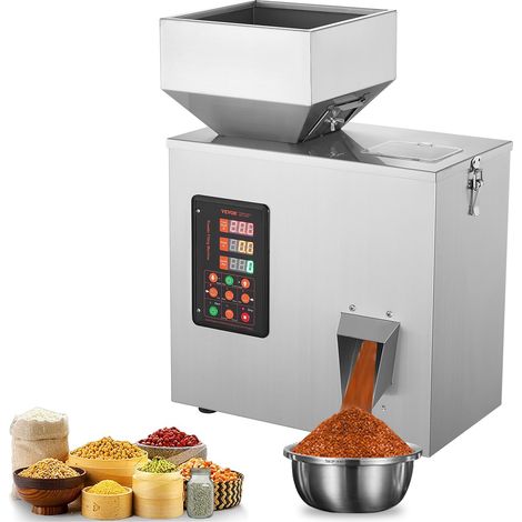 VEVOR Riempitrice per Polvere, 10-500 g, Riempitrice Pesatura di Particelle, Sacchetti di Bottiglia Riempitrice di Polvere Dispenser di Particelle per Semi di Te Grani Polvere Farina Chicchi Glitter (1/5)