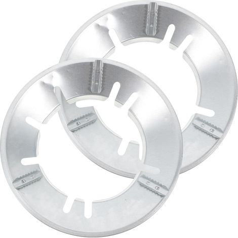 2 cast iron non-slip wok supports for gas stoves, domestic/professional energy savers