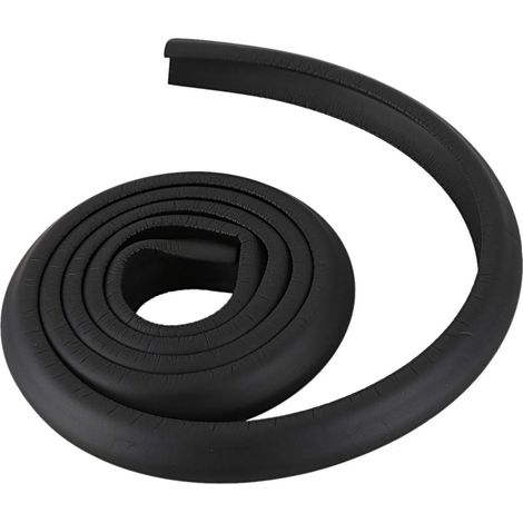 Nappe de protection pour enfants de 2 mètres, protection des bords pour la sécurité des bébés, bande anti-collision pour meubles, protection des coins, plaque de rembourrage en mousse (noir) (1/5)
