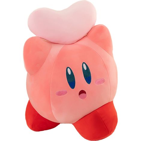 Coussin en peluche câlin pour filles, garçons, enfants et adultes, mignon, dessin animé, peluche douce, jouet pour la maison ou la chambre, rose en forme de cœur (1/5)