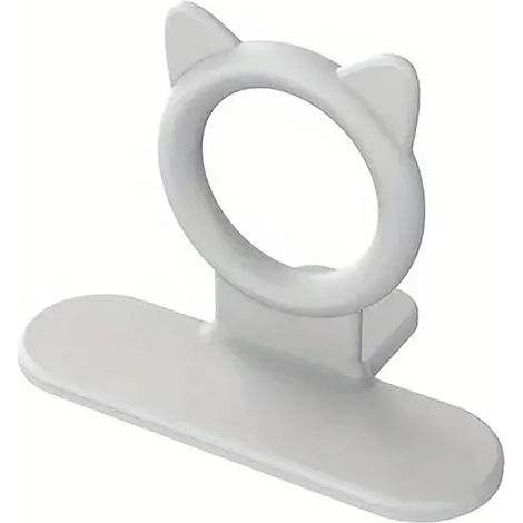 Toilettensitzheber, Silikongriff, Badezimmeraccessoires, Toilettensitzöffner, Toilettensitz- und Antirutschwerkzeuge (weiß)