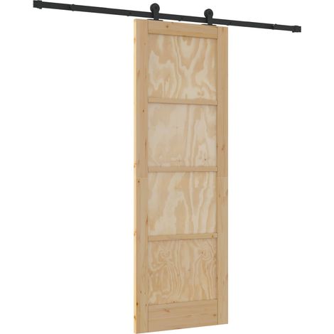 Maison Exclusive - Schiebetür ORKDAL Natur 73,5 x 211 cm Massives