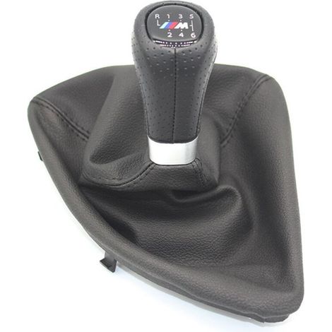 Passend für BMW E87, 5/6-Gang-Schaltknauf + Staubschutzkappe, Staubschutzkappe für E87-Schaltknauf (ein Set). (1/4)