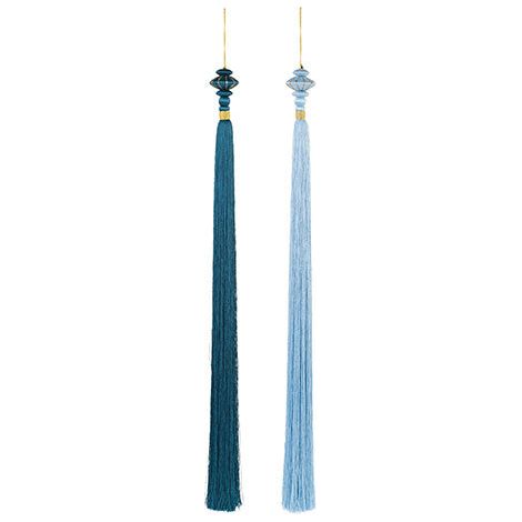 Tono Su Tono Nappa da Appendere Azzura o Blu 1 Pz