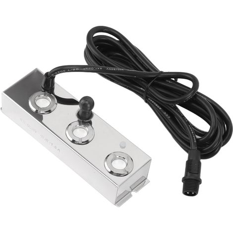 Lot Ultra Sound 3 Têtes Acier Inoxydable 304 IP67 Étanche Coupure Automatique Brumisateur pour Serre Jardin Pelouse Étang Prise UE AC100-240V (1/5)