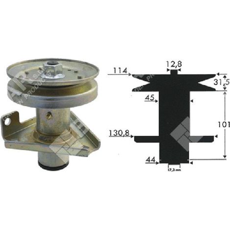 Messerhalterhöhe 142,5 mm für JOHN DEERE Traktoren AM126226 - 023181