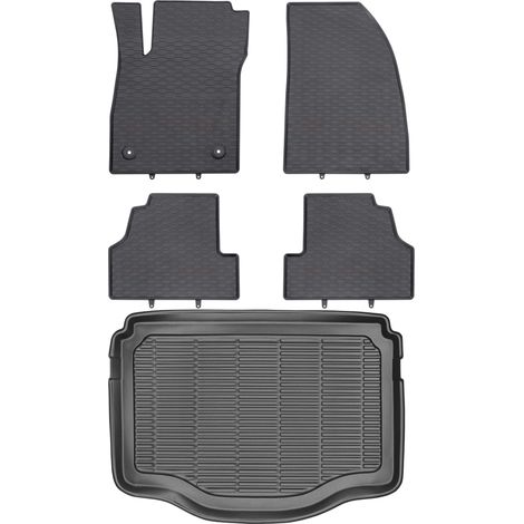 Chevrolet Trax Crossover 2013 SET - Alfombrillas de goma para coche + alfombrilla para maletero