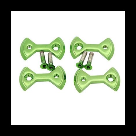1 Pédale de vélo, Alliage de titane, Forme nœud papillon, Vis de fixation, Pour Zero Light Action (1/5)
