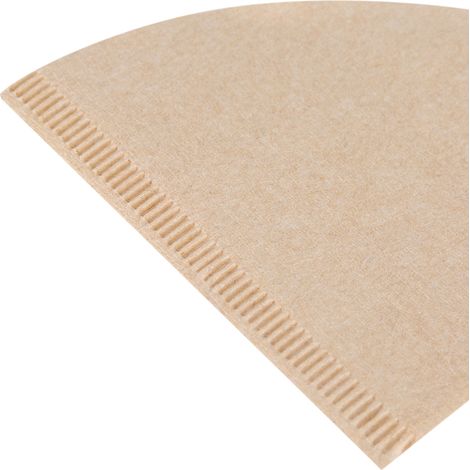 40 natürliche, ungebleichte Papier-Kaffeefilter für Tropfkegel V02 (1/5)