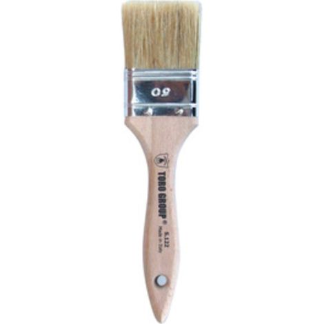 PENNELLESSA BIONDA MANICO LEGNO S.122 50 MM- 12,0 pz