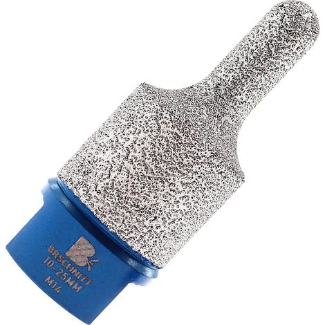 Trépan de Fraisage Diamantée - Fraise au diamant 10-25mm x M14 trépan diamant Pour agrandir le façonnage rond biseauté existant en porcelaine, céramique dure, granit, marbre (1/5)