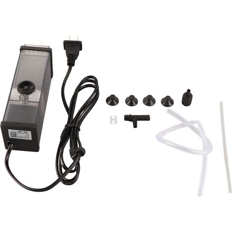 Skimmer para acuario de 5 W y 300 L/h con ventosa – Ideal para agua dulce y oxigenación. (1/5)
