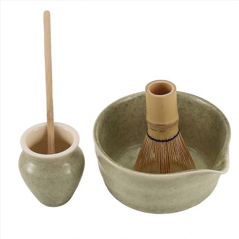 Set Cérémonie Thé Matcha Japonais, Bol à Matcha Inclus, Kit Traditionnel pour Thé Vert (1/5)